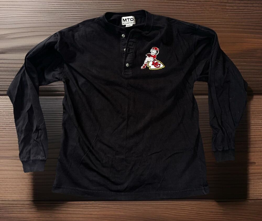 Vintage Betty Boop Kansas City Chiefs Extremely Rare Shirt Size Medium M *RARE*
